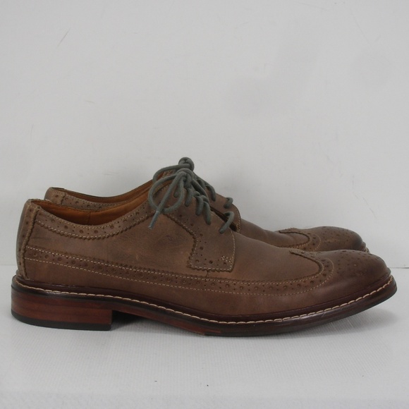COLE HAAN BROWN LEATHER WINGTIP BROGUE OXFORD 9.5 main image 7